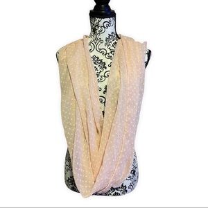 BIG Buddha sheer pink infinity scarf
One size fits most